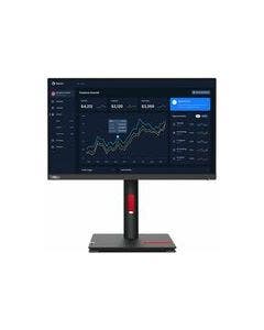 Lenovo ThinkVision T22i-30 22" Class Full HD LCD Monitor - 16:9 - Raven Black