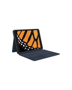 Logitech Rugged Combo 3 Rugged Keyboard/Cover Case Apple iPad (8th Generation), iPad (7th Generation) Tablet - Blue