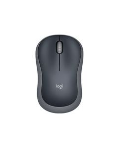 Logitech M185 Wireless Mouse, 2.4GHz with USB Mini Receiver, 12-Month Battery Life, 1000 DPI Optical Tracking, Ambidextrous, Compatible with PC, Mac, Laptop (Swift Grey)